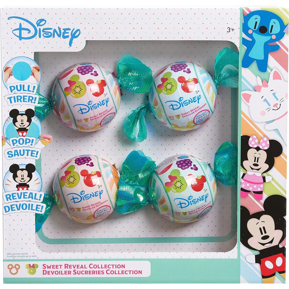 Disney Sweet Reveal Plush 4 Pack - Exclusive Just Play