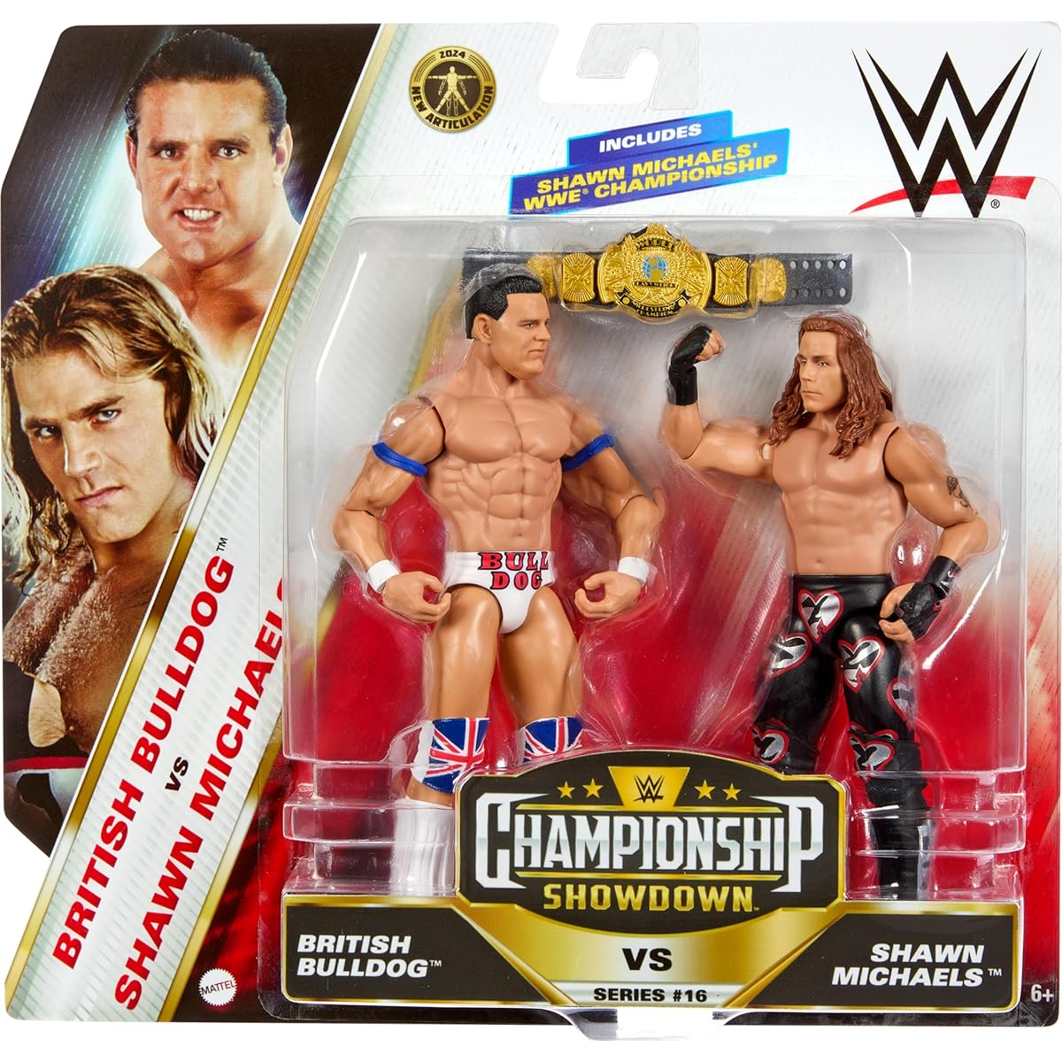Mattel WWE Championship Showdown Shawn Michaels vs. British Bulldog 2-Pack