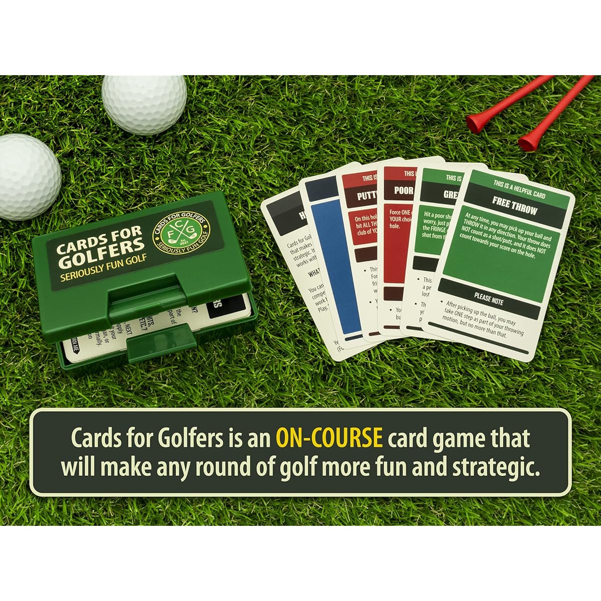 MindMade Cards for Golf Lovers - Make golf more fun with the on-course card game (MM-CG101)