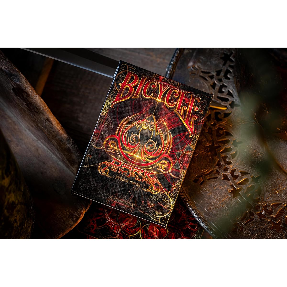 Bicycle Dark Templar Red Playing Cards Deck Poker Kids Adult Gift Item