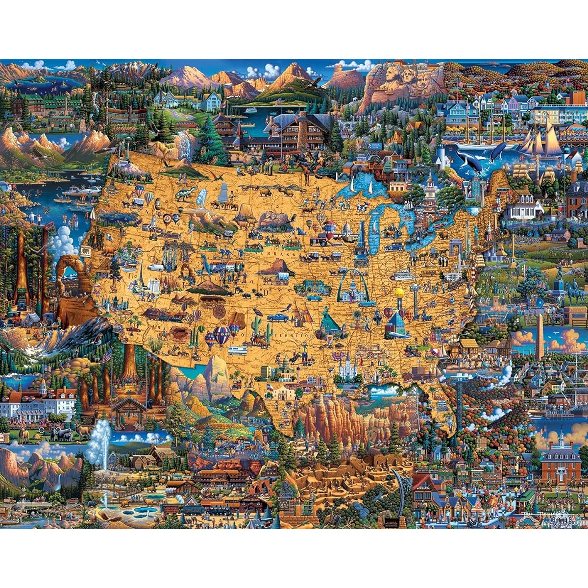 Dowdle Jigsaw Puzzle National Park 300 Piece
