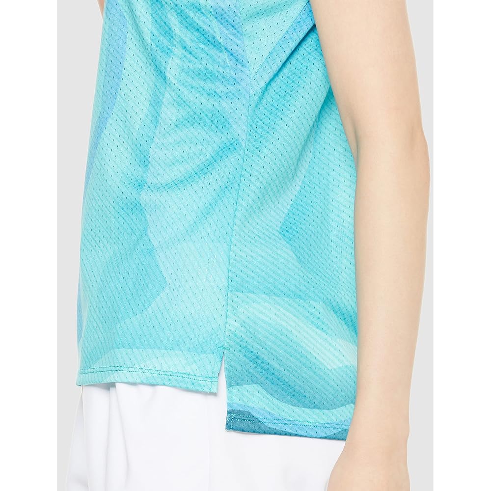 [Mizuno] Badminton Wear Dry Aeroflow Game Shirt Short Sleeve (Keep Light) Highly Ventilated Easy to Move 72MAA200 Women's