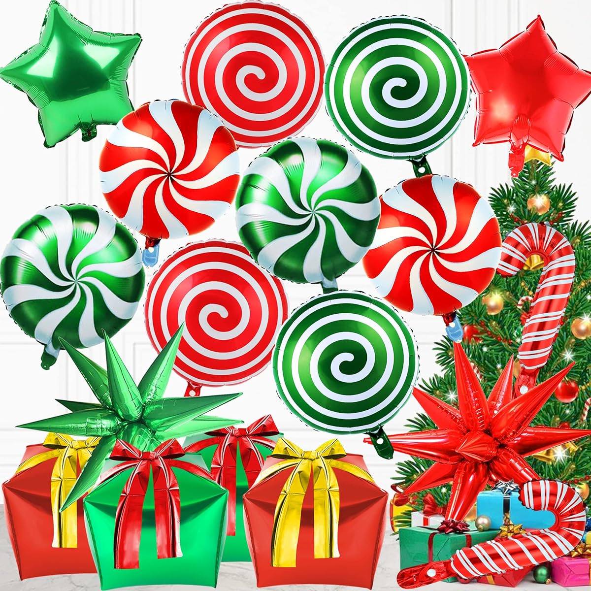 Christmas Candy Box Foil Balloon