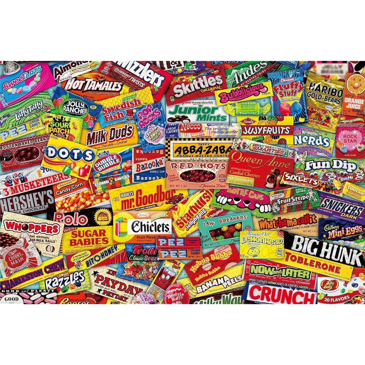 Ingooood - Jigsaw Puzzle - 2018 Imagination Series - Crazy Candy - 1000 Pieces for Adults (Suitable for ages 6 and up)