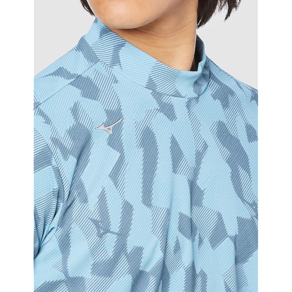 [Mizuno] Golf Wear Ice Touch Intercool Short Sleeve Mock Neck Shirt [Surprisingly Cool] Cool Touch Sweat Absorbent Quick Drying Stretch Mock Neck E2MAA007 Men's
