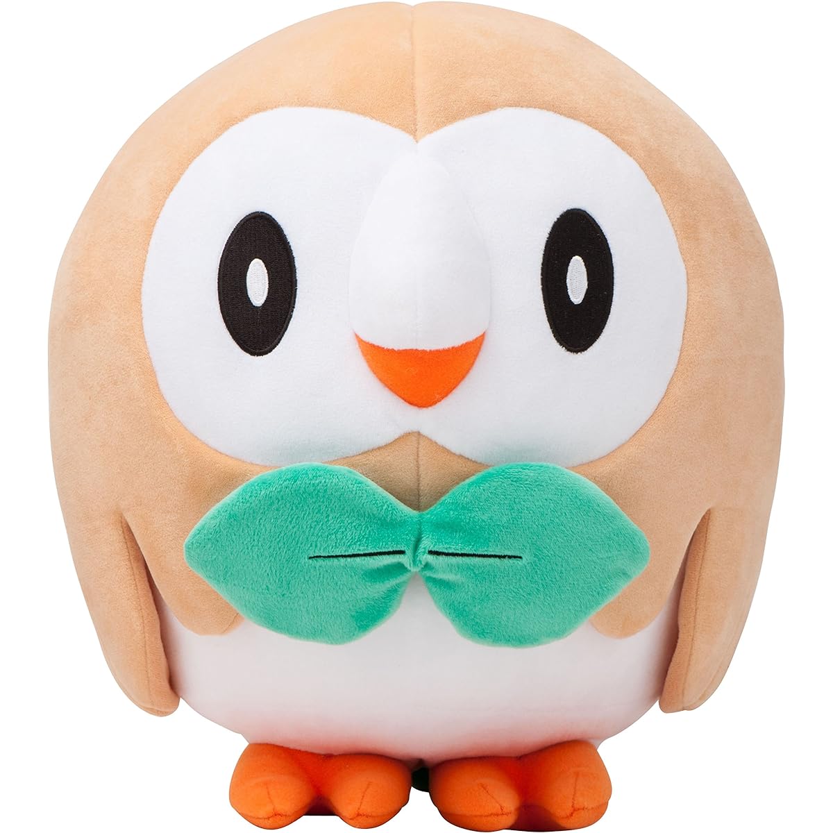 Pokémon Center Original Plush Toy Life-size Rowlet 30×29×27 (H×W×D:cm)