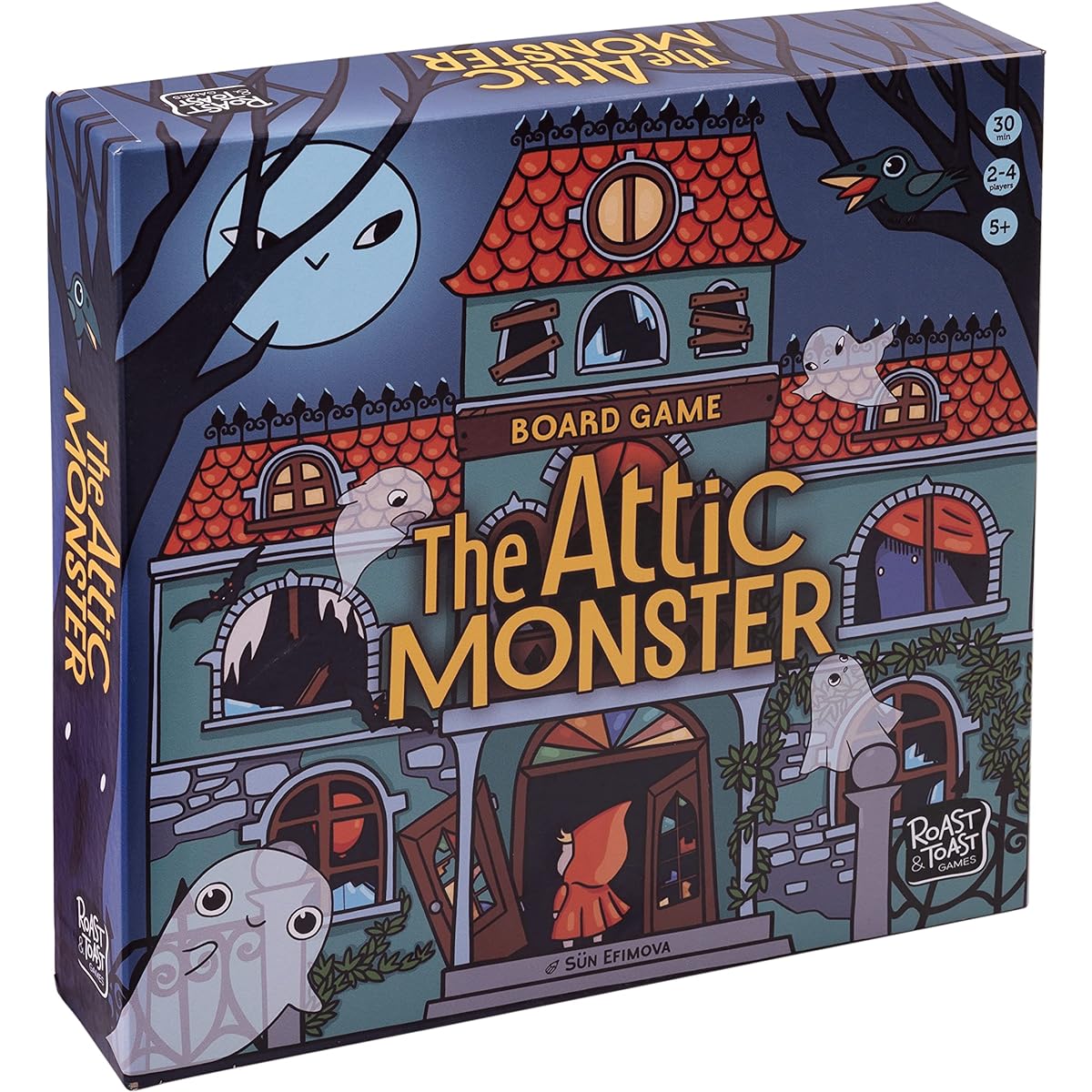 The Attic Monster | Family Board Game | Board Game for Adults and Families | Adventure Board Game | Ages 5+ | For 2-4 Players | Average Play Time 30 minutes
