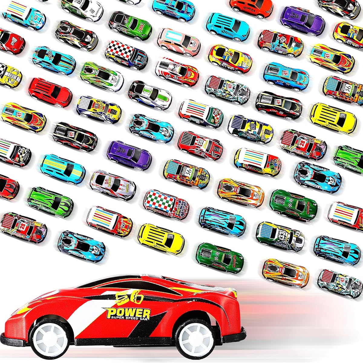 Jenaai Mini Pull Back Cars Toy Cars Bulk Diecast Race Cars Pull Back Cars Christmas Birthday Party Favors Return Gifts Goodie Bag Stuffers Classroom Carnival Giveaways Gifts (200 Pieces)