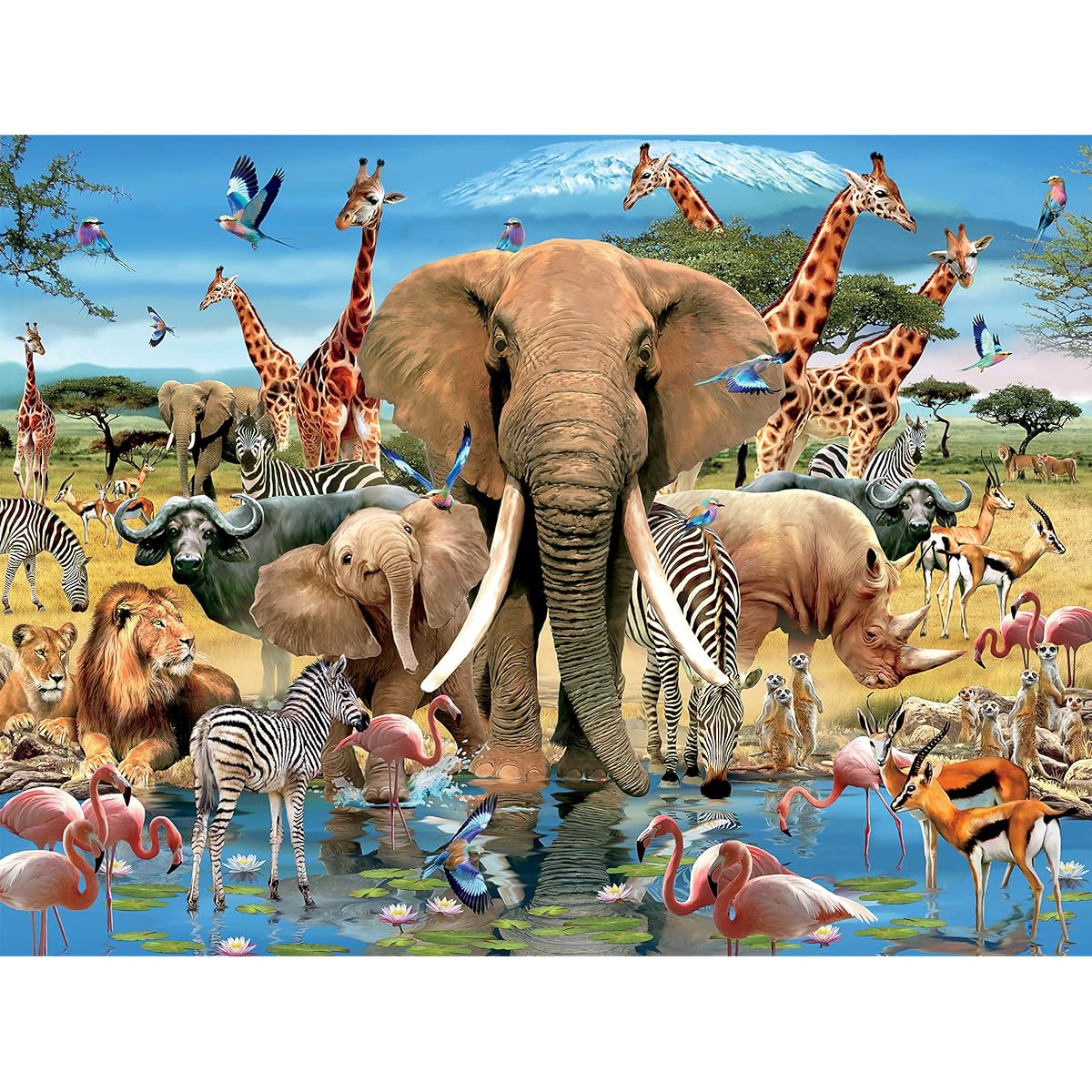 Howard Robinson African Puzzle 1500 Piece