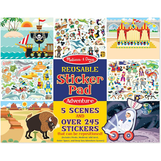 (Adventure) - Melissa & Doug Reusable Adventure Sticker Pad