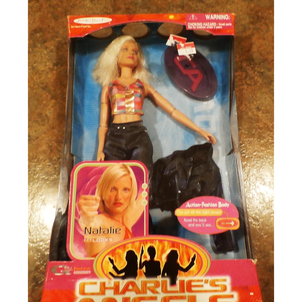 Jakks Pacific Charlie's Charlies Angels Natalie Cameron Diaz Doll Figure