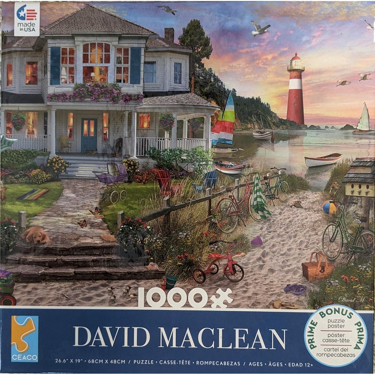 Ceaco - David McLean - Beach Cave - 1000 Piece Jigsaw Puzzle