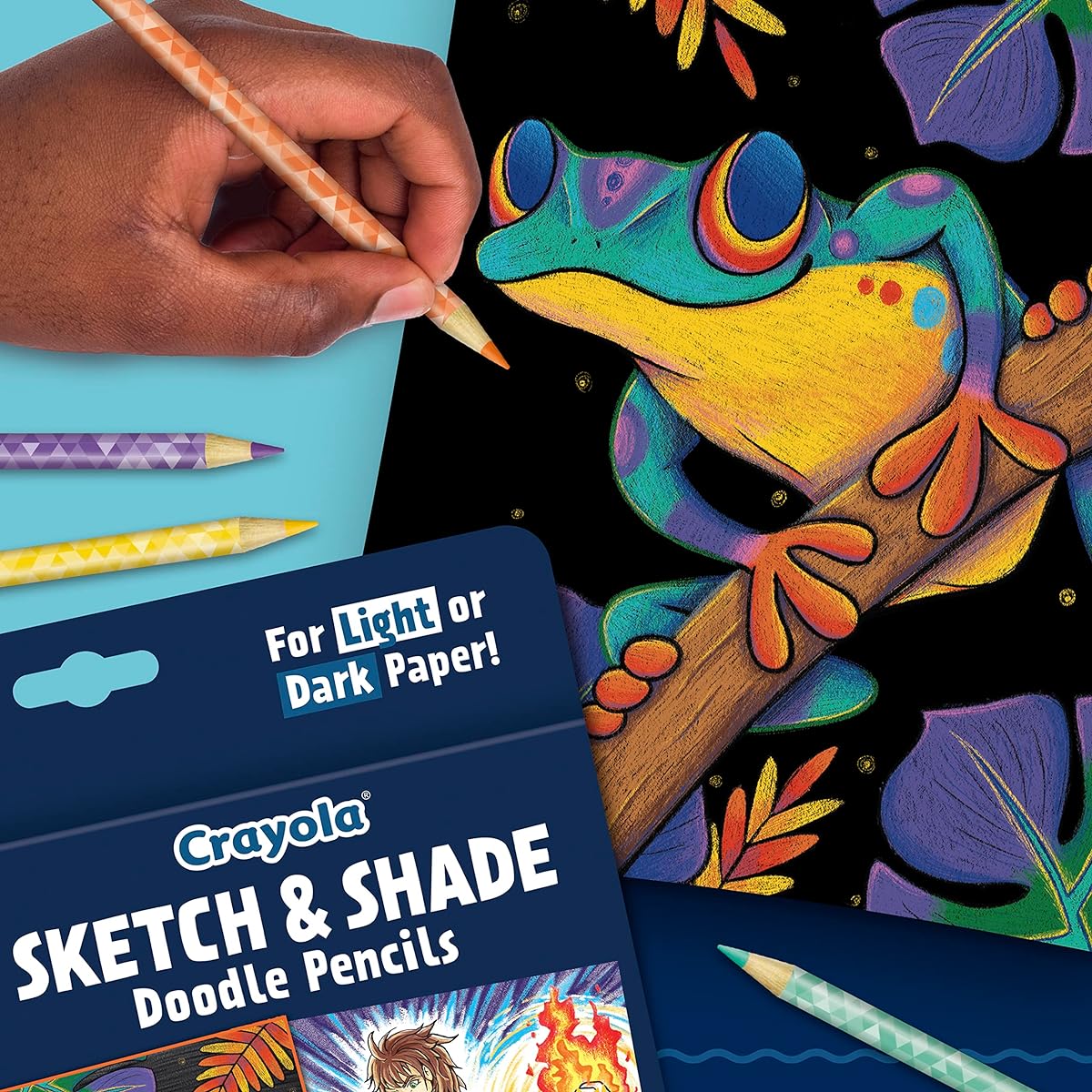 Crayola Art Pencils for Sketching & Shading, Colored Pencils, 2 Graphite Pencils, 14 Pencils