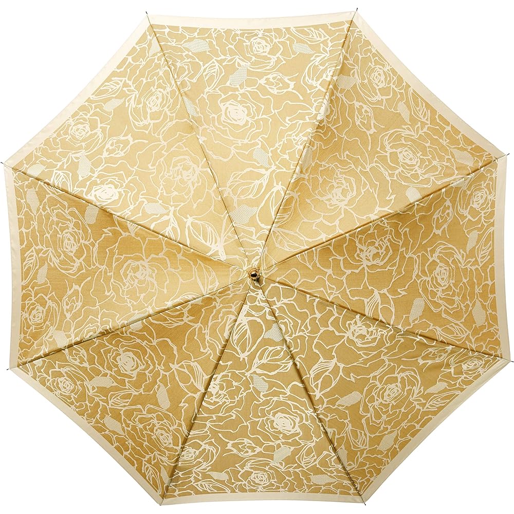 [Aurora] Folding Umbrella 1FH 12078 Ladies Baige FREE