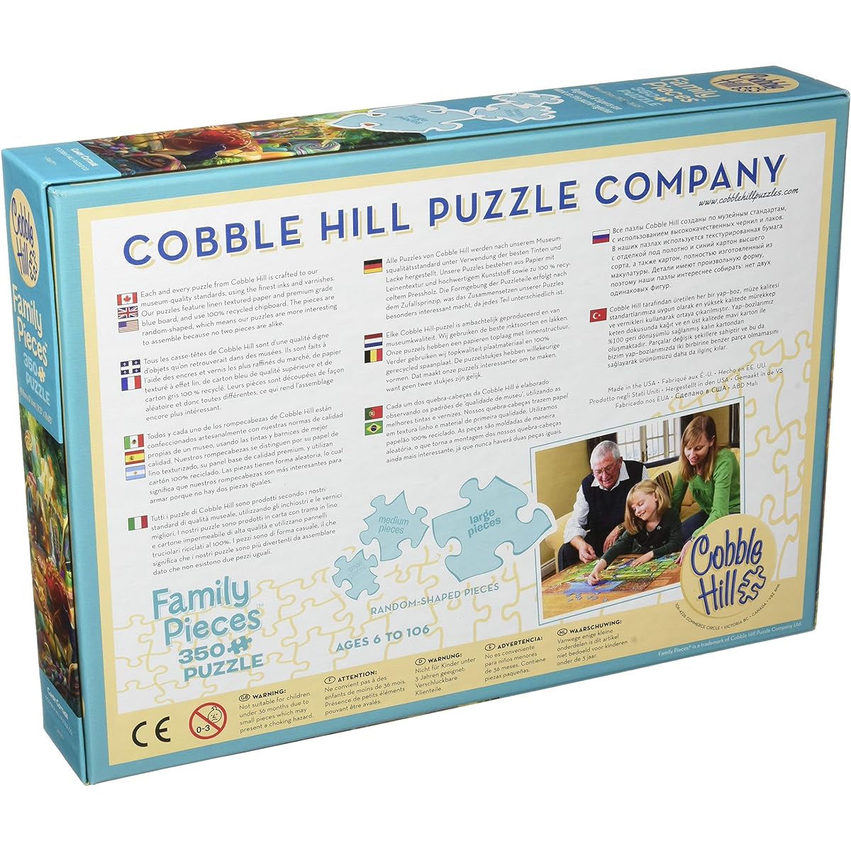Cobblehill Puzzles Multi 350 - Candy Cottage