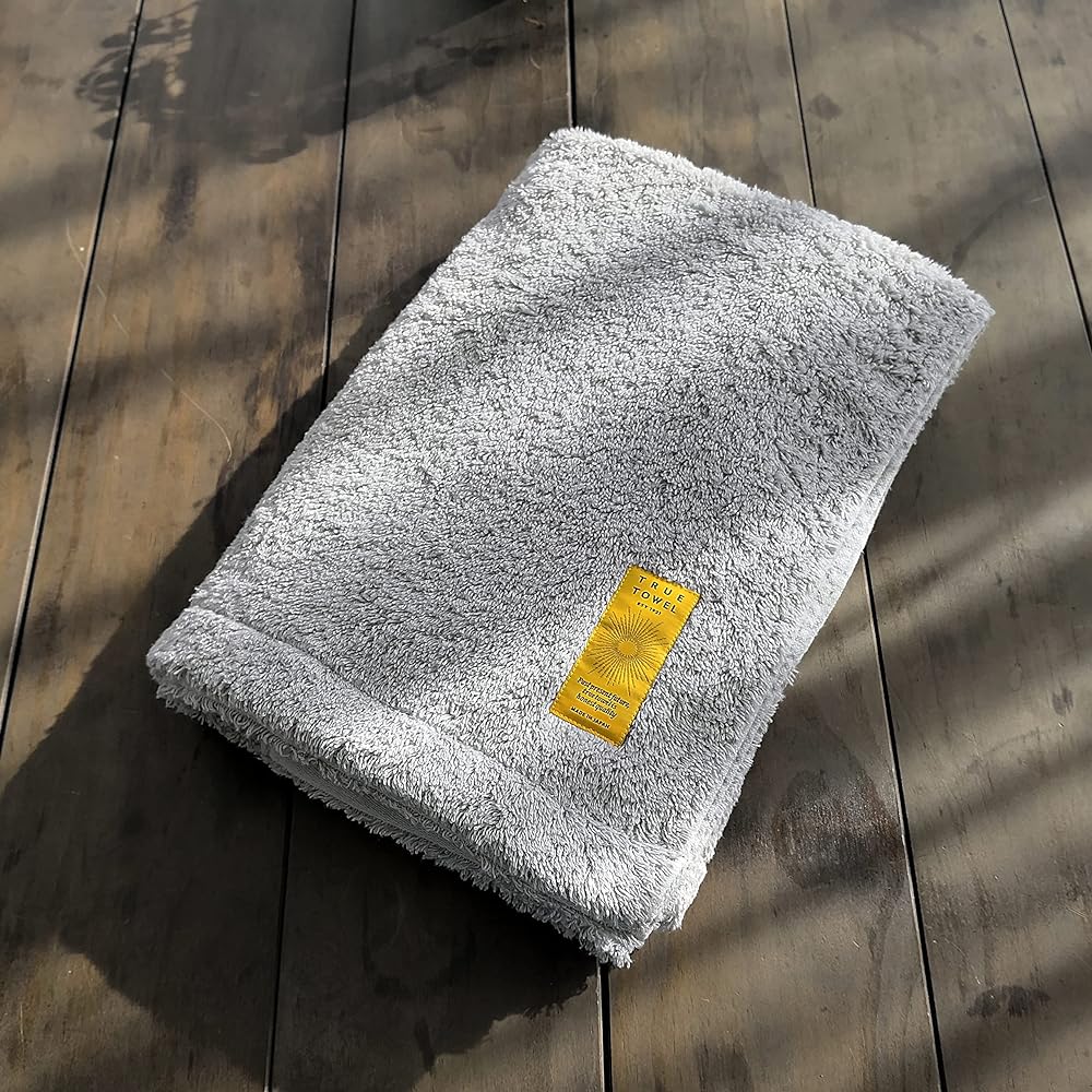 TRUE TOWEL classic SUGOI Bath Towel Luxury Imabari Towel (Gray)