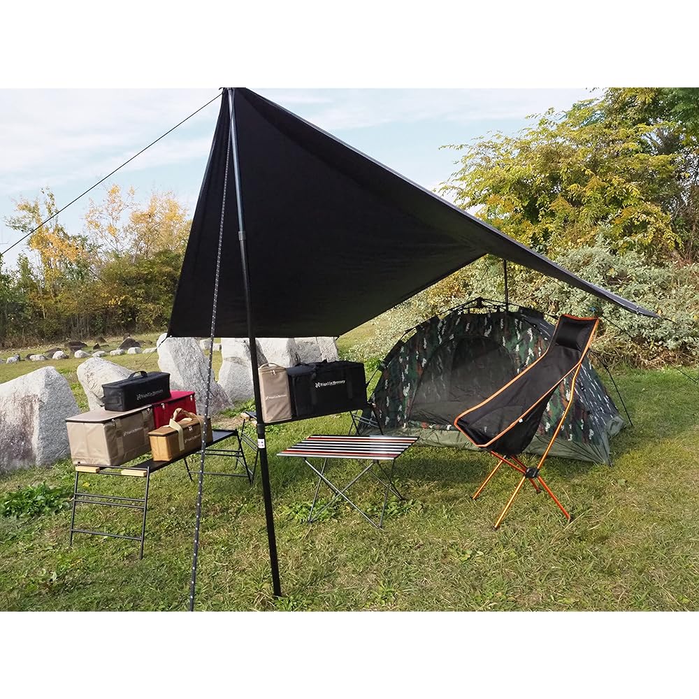 Rigalle Mercury Unique Tent That Doesn't Cover You Tiger Tent One-Touch Tent Width 200cm x Depth 100cm x Height 100cm [Tiger Camouflage Pattern]
