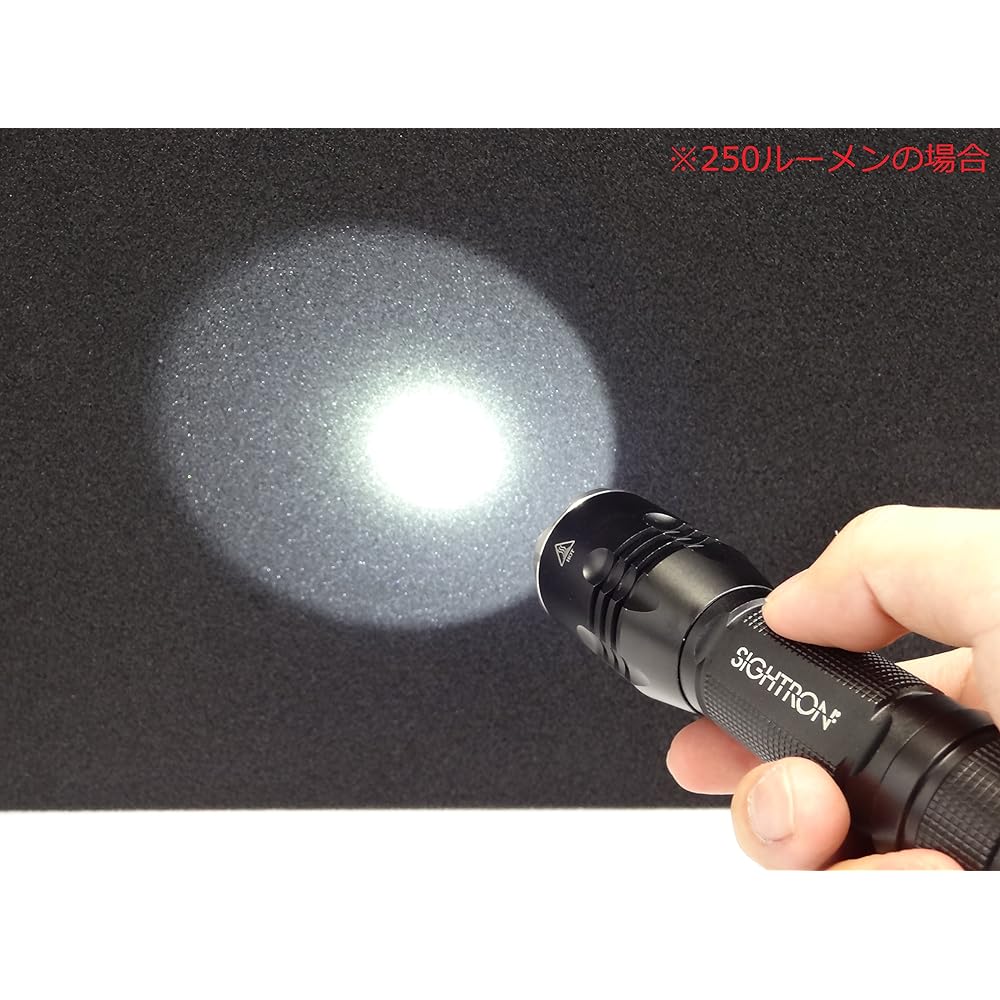 SIGHTRON LED light BRIGHT-TECH EX250FL Brightness 250 lumens Waterproof SOS mode Flashing mode BT1005
