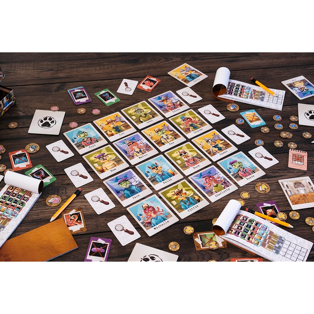 Blue Orange | Museum Suspects | Board Game | Ages 8+ | 2-4 Players | 20 Minutes Playing Time