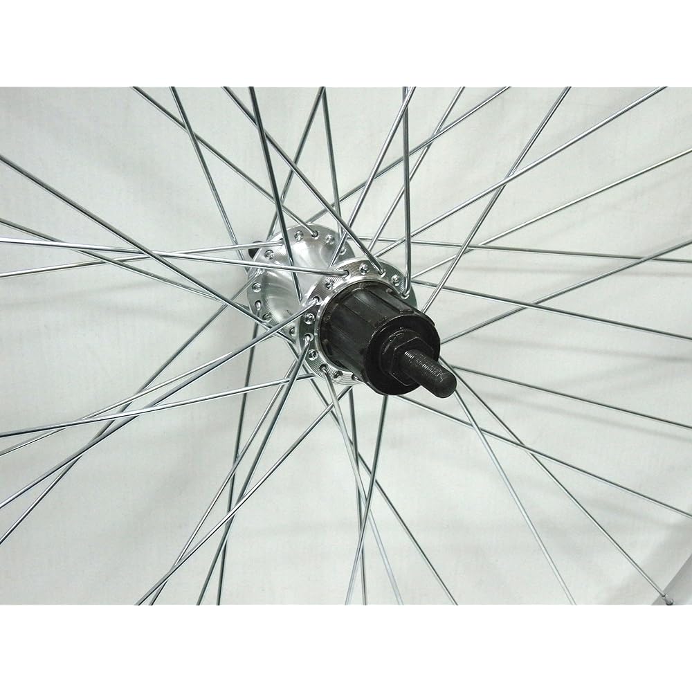 Asahi Cycle Asahi Cycle Aluminum 700c Cassette Free Exterior 7-speed Rear Wheel (Caliper Brake Specification) XBA72