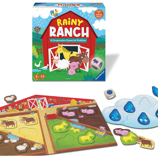Ravensburger Rainy Ranch – A cooperative game for toddlers ages 2 and up