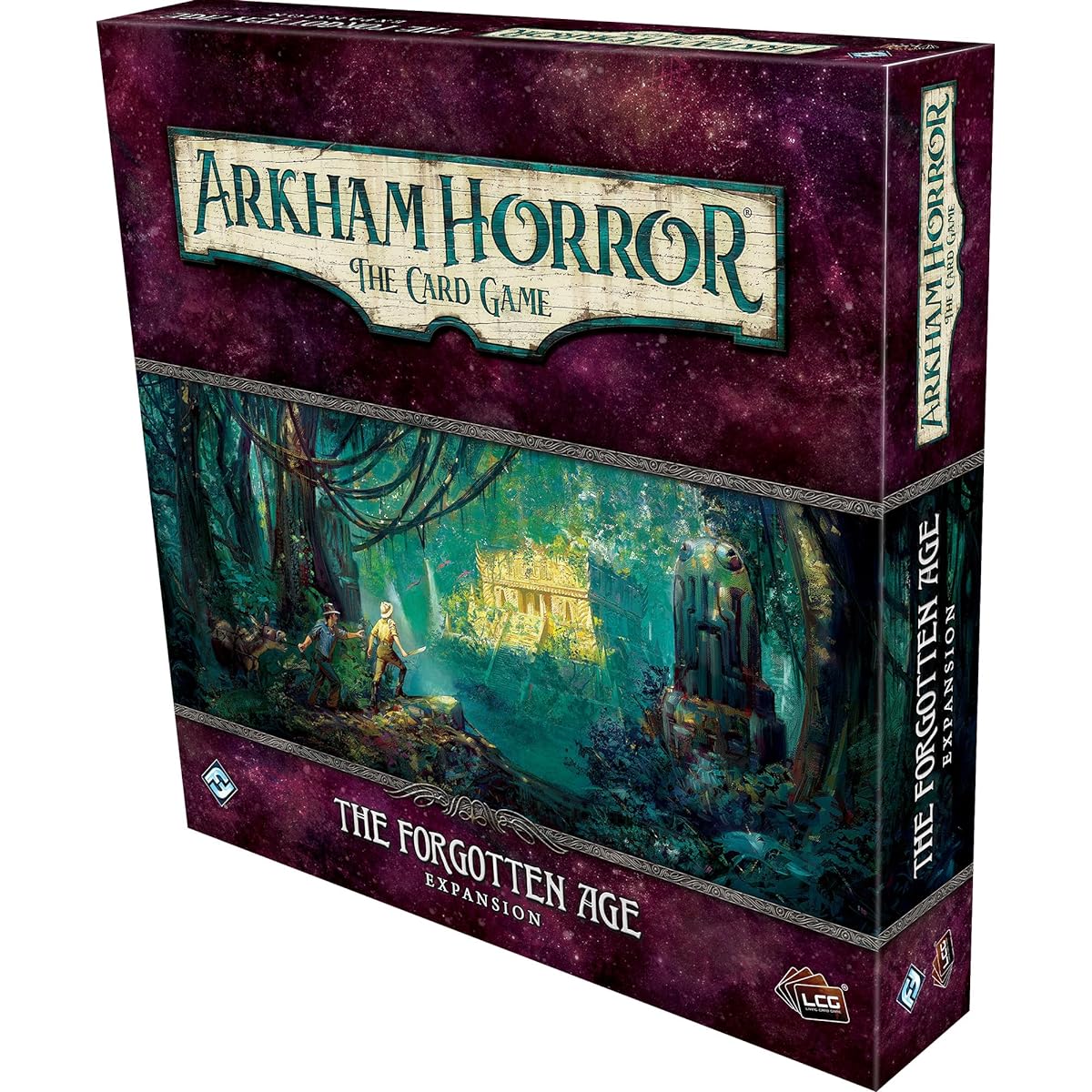 Fantasy Flight Games Arkham Horror Card Game The Forgotten Age Deluxe Expansion - Unearth Ancient Secrets! Cooperative Lifestyle Card Game Ages 14+ 1-4 Players Play Time 1-2 Hours