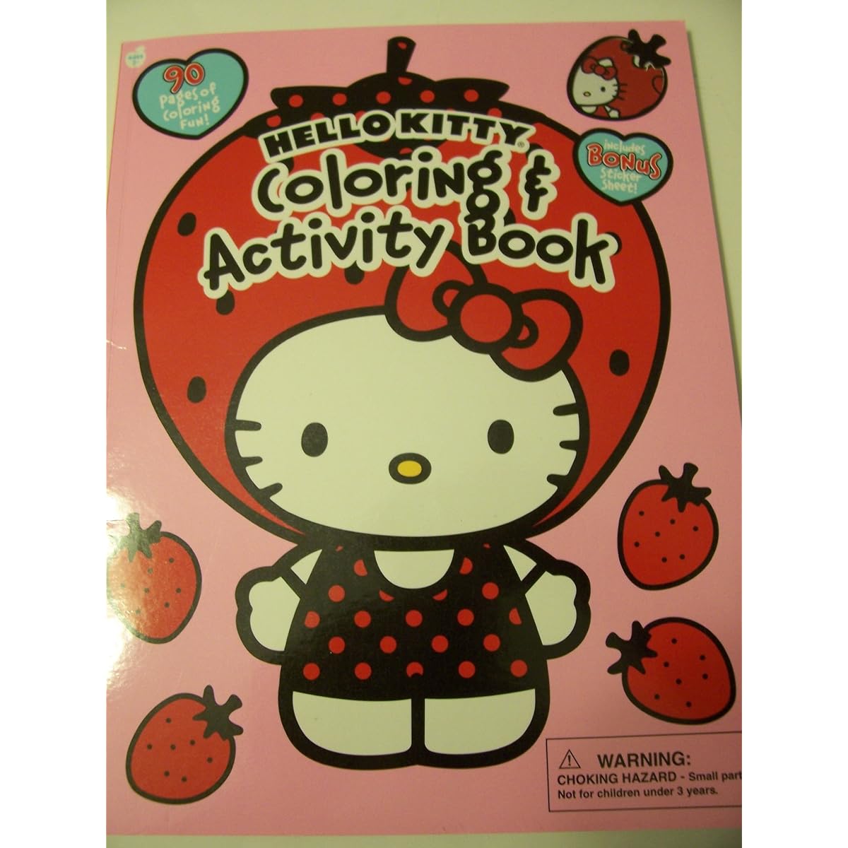 Hello Kitty Colouring & Activity Book Strawberry Delight (90 Pages Plus Bonus Sticker Sheet)