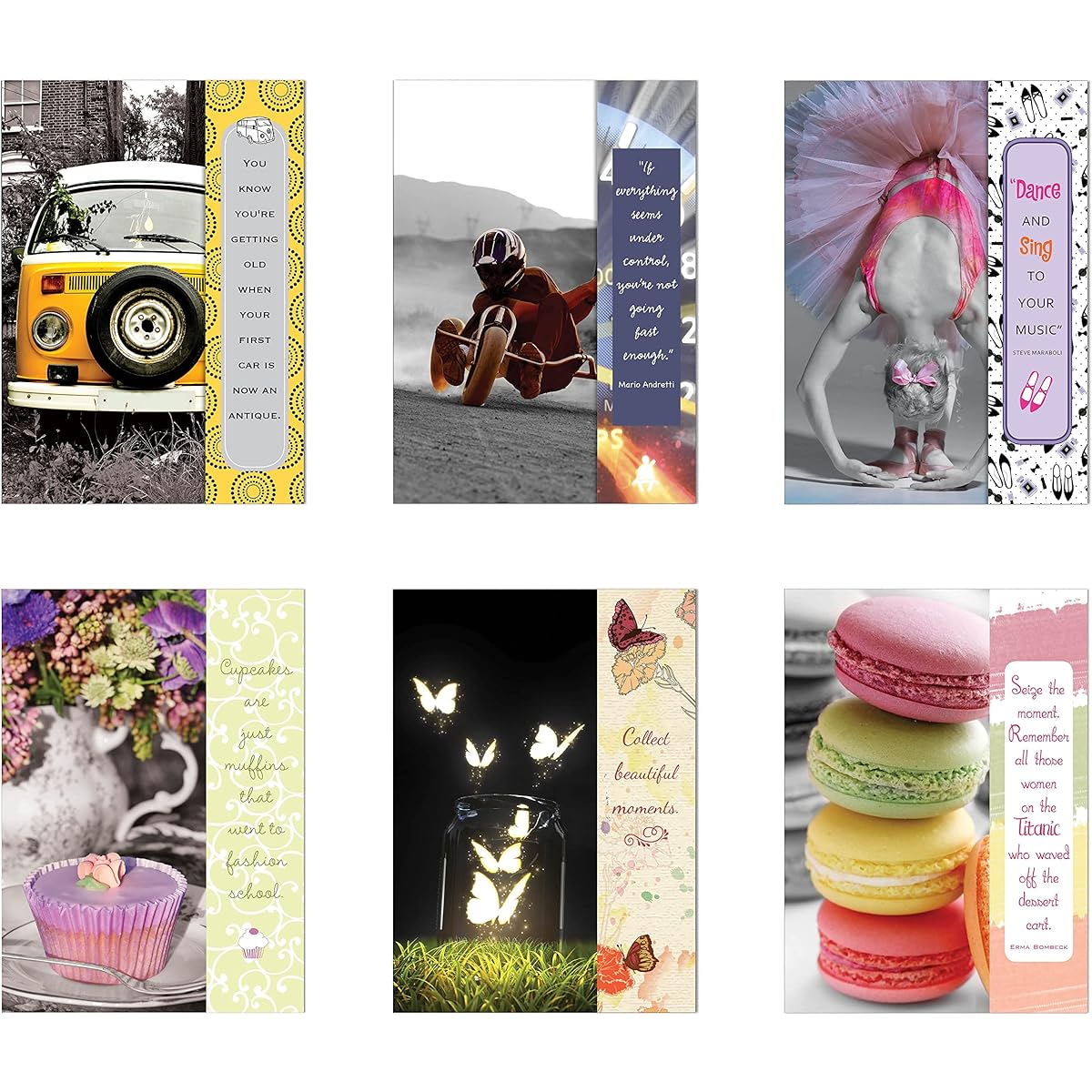 Paper Street 12 Shade Tree Greeting Cards Birthday Assortment with Bookmarks (12 Pack)