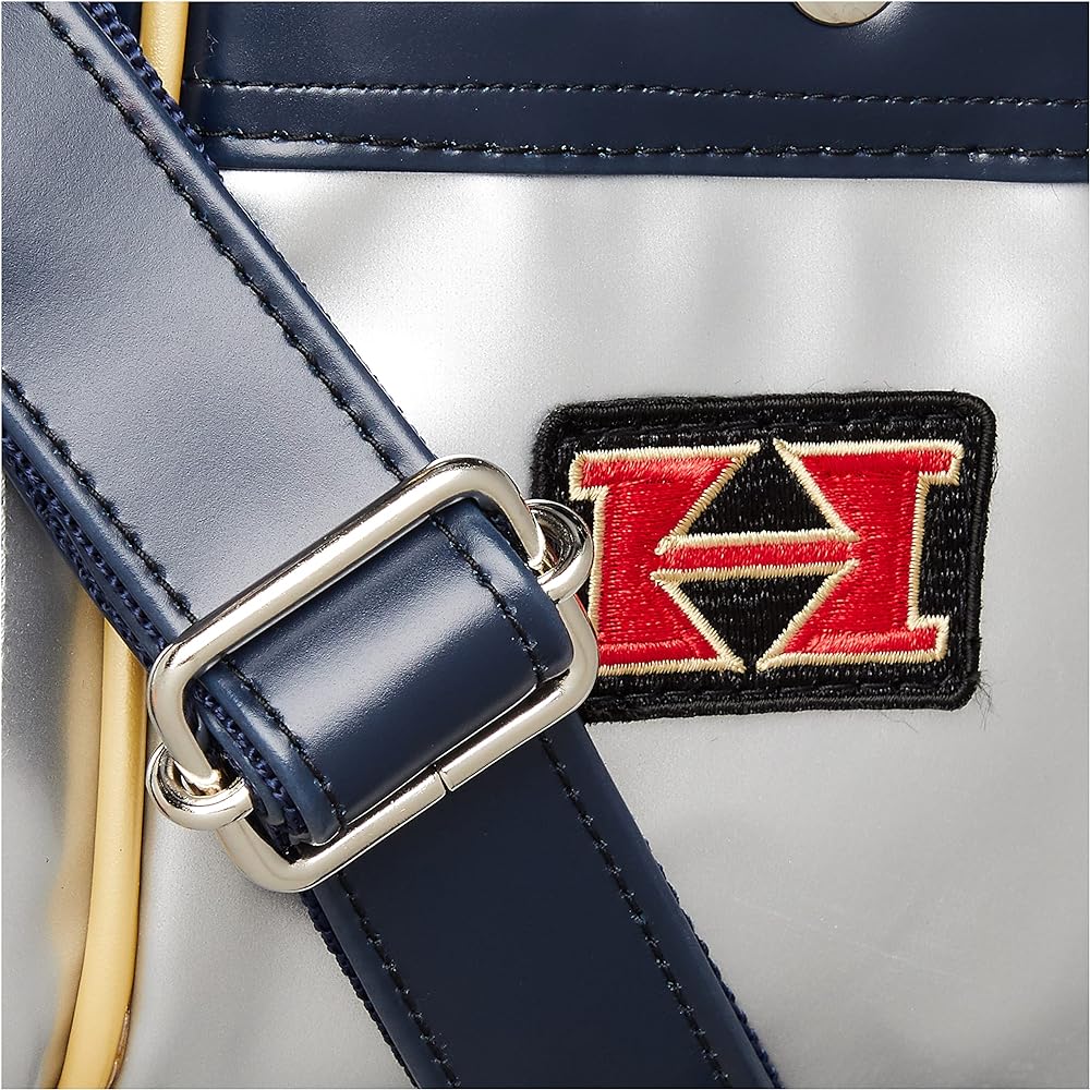 HI-GOLD Miniature Shoulder Bag HB-88 Navy x Silver