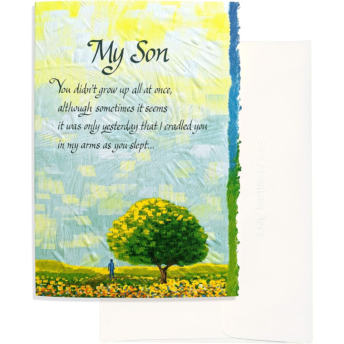 Blue Mountain Arts Greeting Card "My Son" Is the Perfect Birthday Graduation "I Love You" or "Thinking of You" Card from Mom or Dad