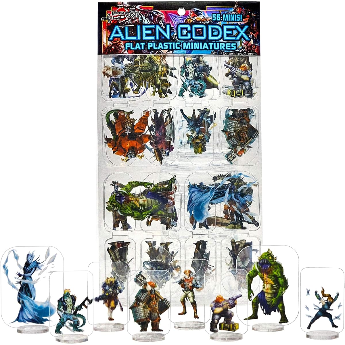 Arcknight Flat Plastic Miniatures: Alien Codex