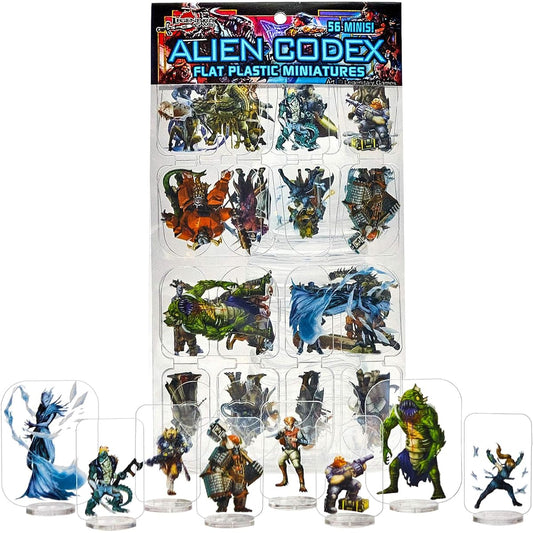 Arcknight Flat Plastic Miniatures: Alien Codex