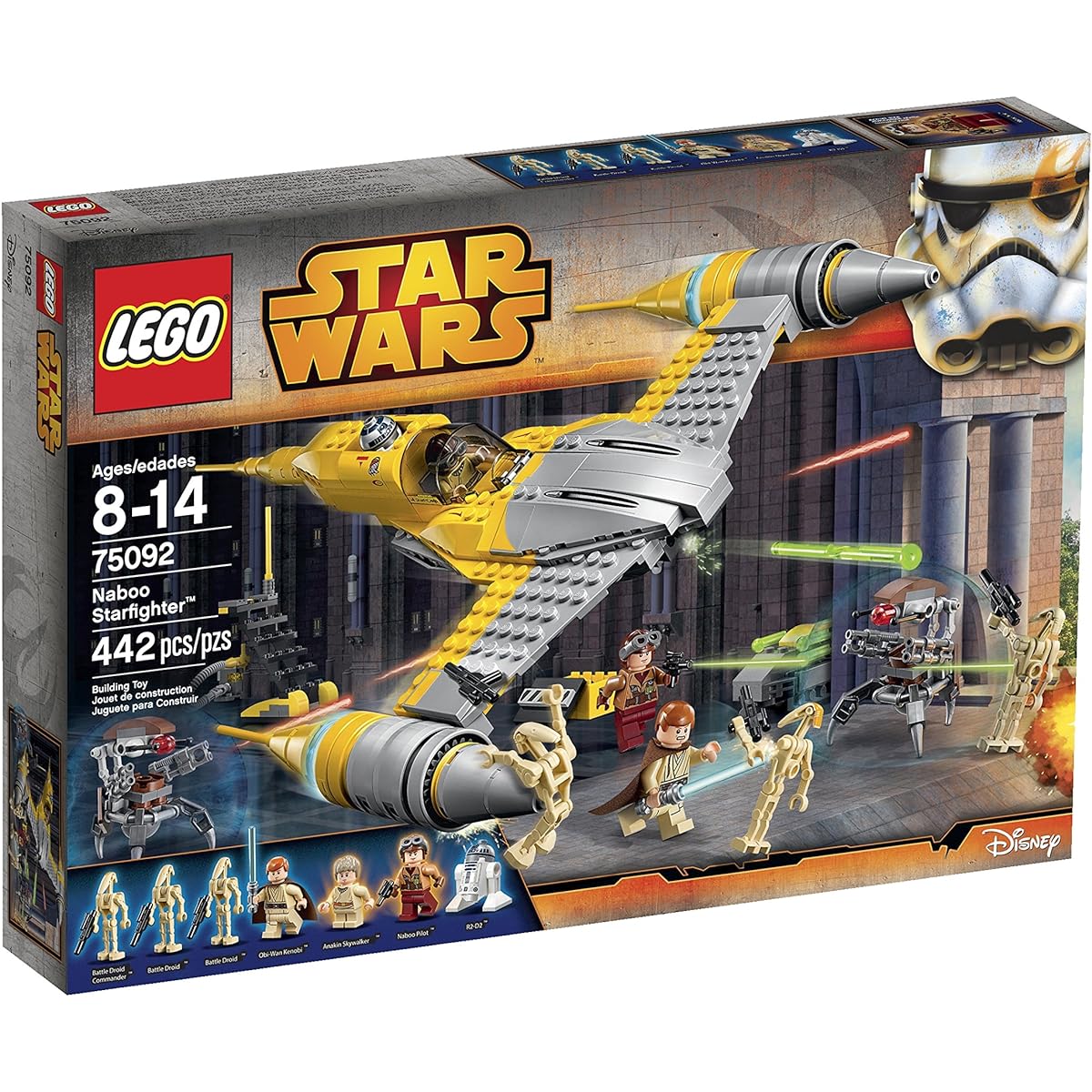 LEGO Star Wars Naboo Starfighter 75092 Building Kit [Parallel Import]