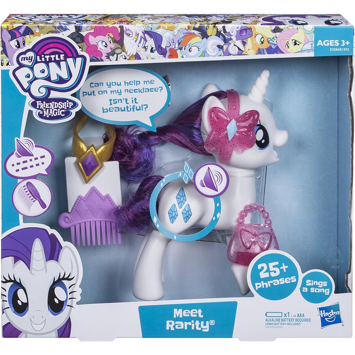My Little Pony Meet Rarity Pony Figure