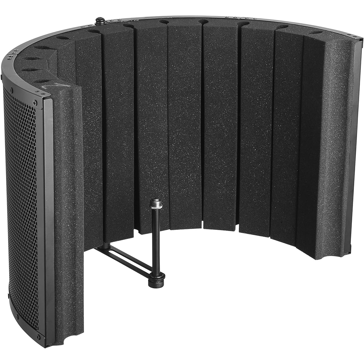Bison ProSound Portable Sound Absorbing Vocal Booth Recording Panel Stand Mount