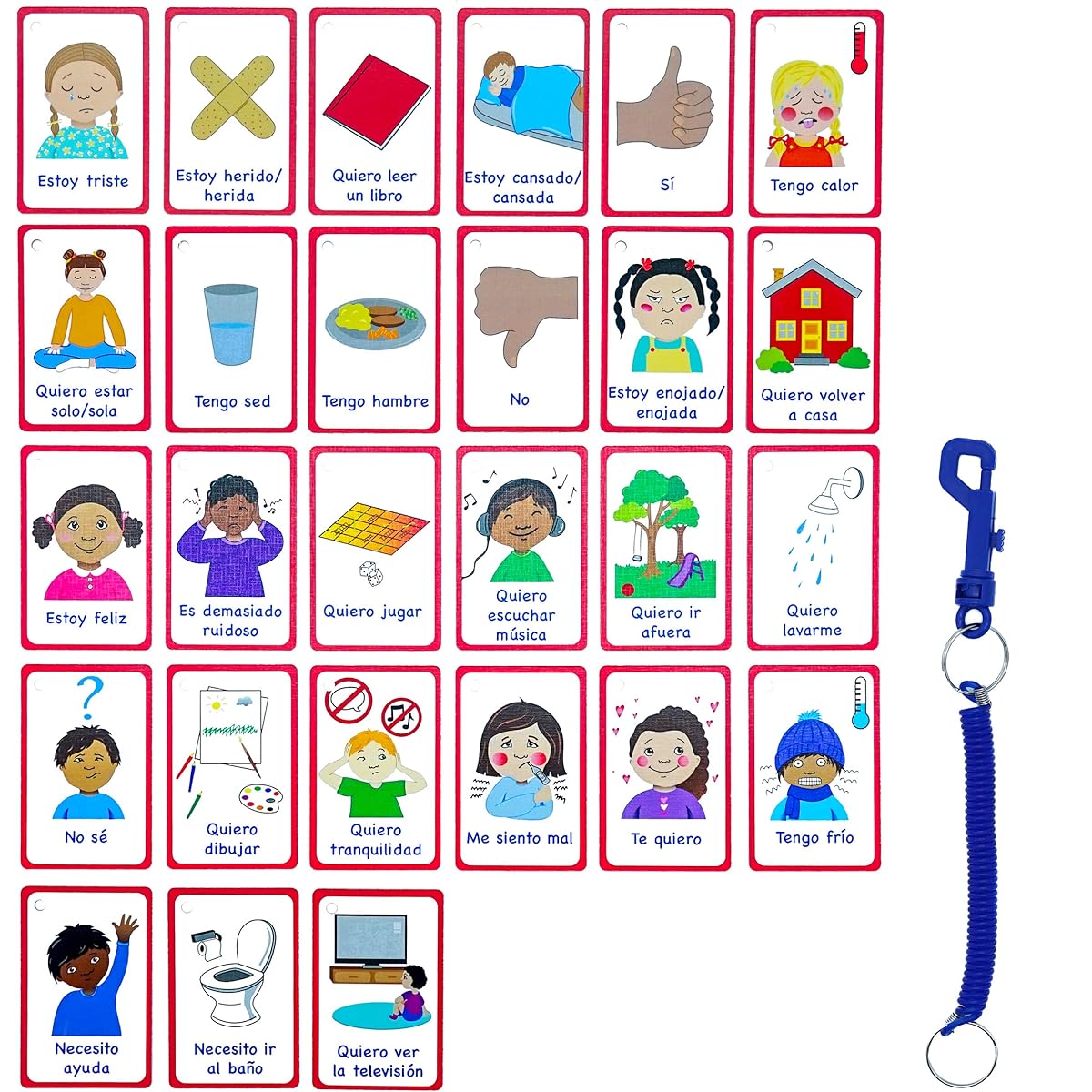 Spanish My Communications Flashcards Spanish Flashcards for SEN and EFL