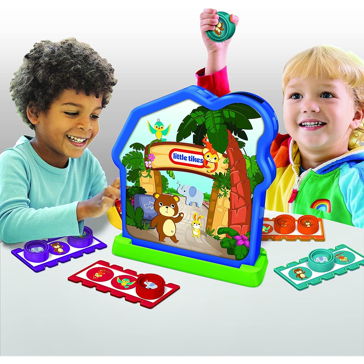 TCG Toys Little Tikes Animal Zoo Bingo Multiplayer Kids Game Multicolor