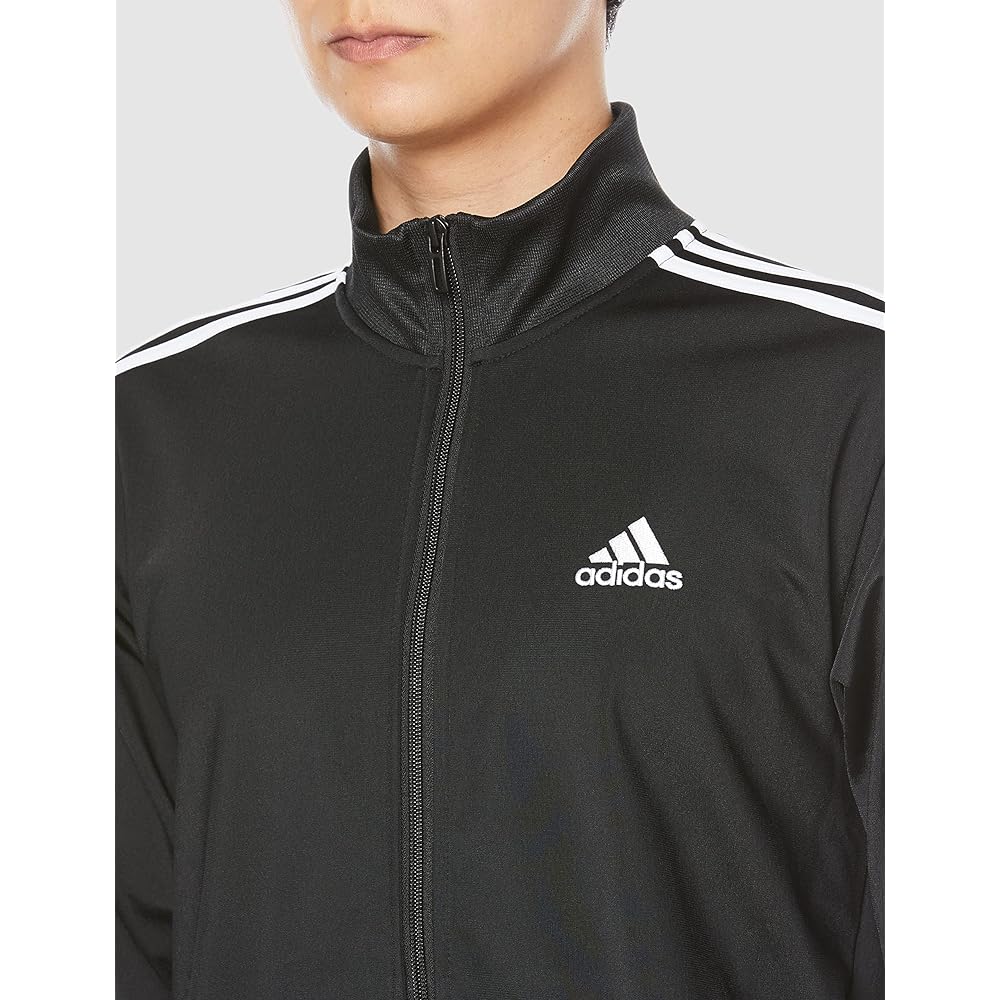 [Adidas] Jersey Top and Bottom Set Essentials 3 Stripes Tracksuit Men's
