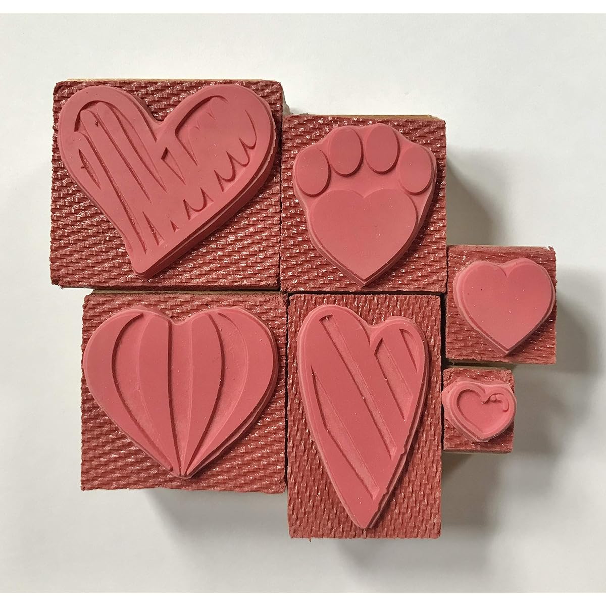heart rubber stamp