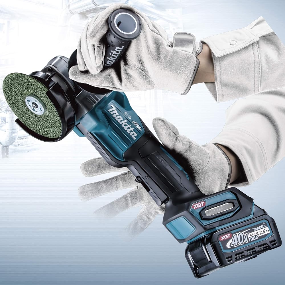 Makita 40Vmax 100mm rechargeable disc grinder battery/charger/case sold separately GA009GZ