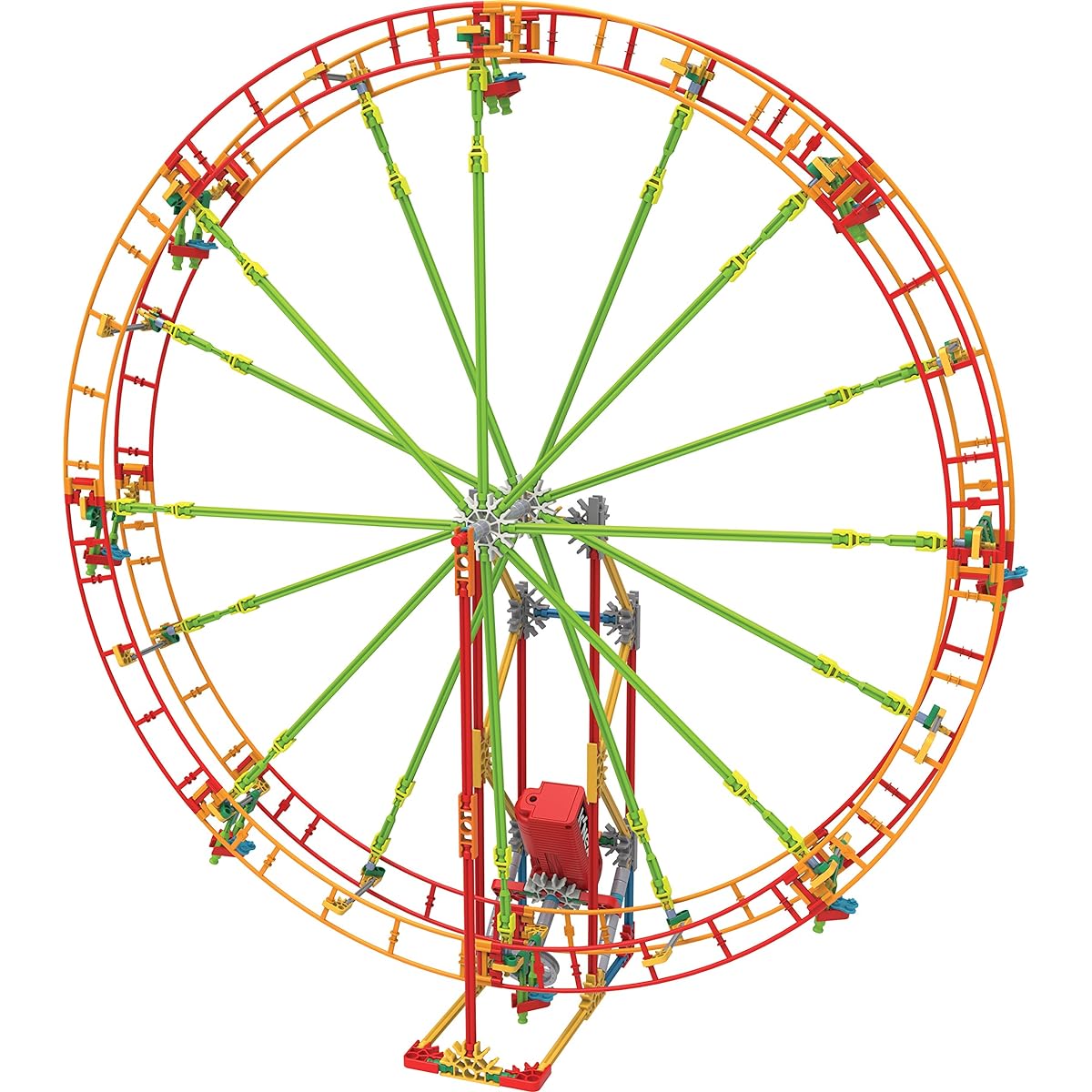 K'NEX Revolution Ferris Wheel Building Set - 344 Pieces with Battery-Powered Motor - Engineering Educational Toy for Ages 7+