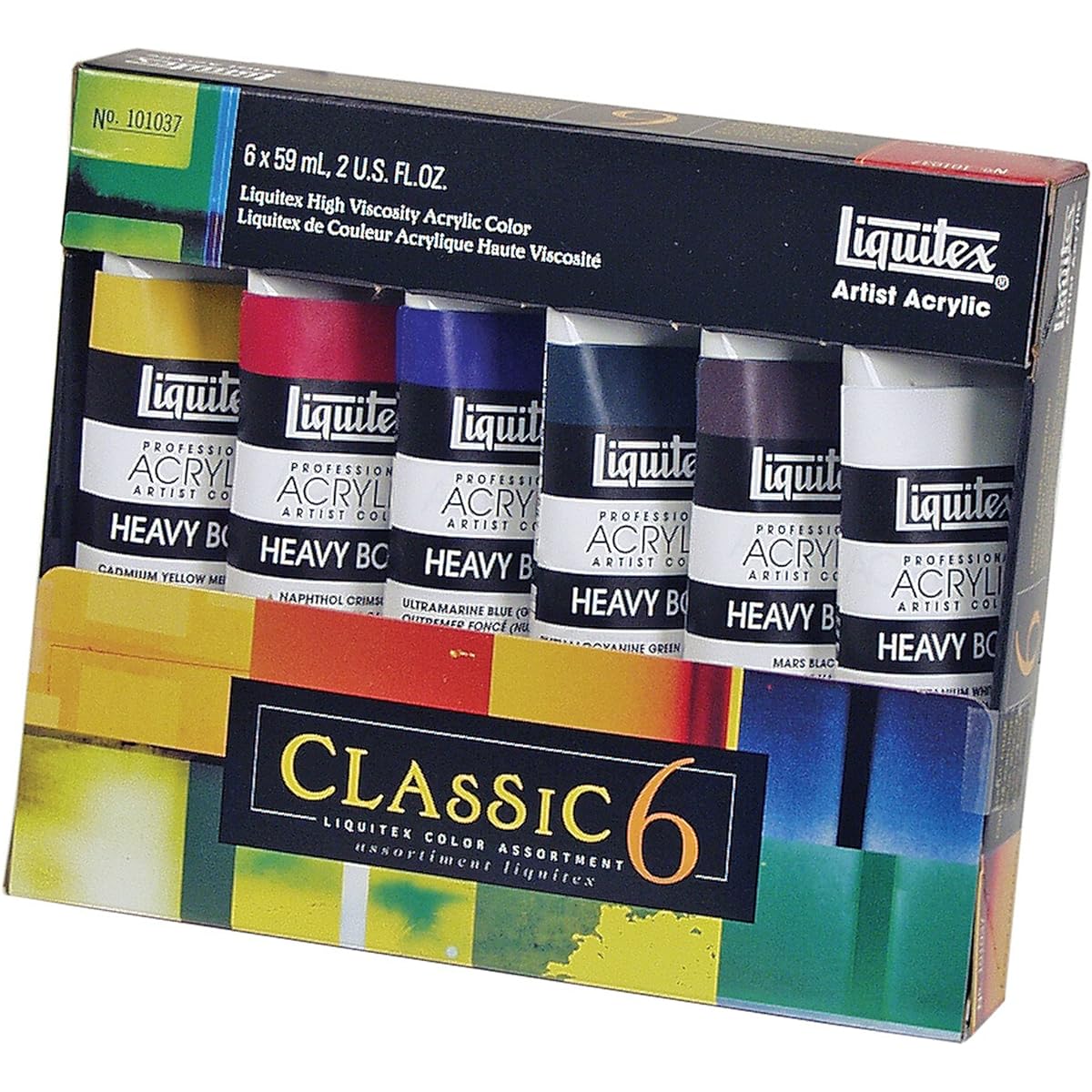 Liquitex Heavy Body Acrylic Paint 2oz 6/Pkg-Classic 6 (parallel import goods)