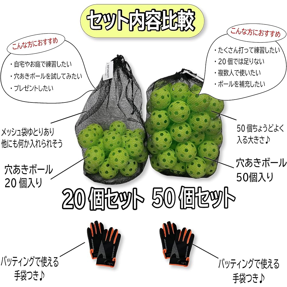 Practice Baseball Ball Toss Batting Anytime Toss Batting Set Case Included (20) For One Person Individual Youth Baseball Indoor Practice