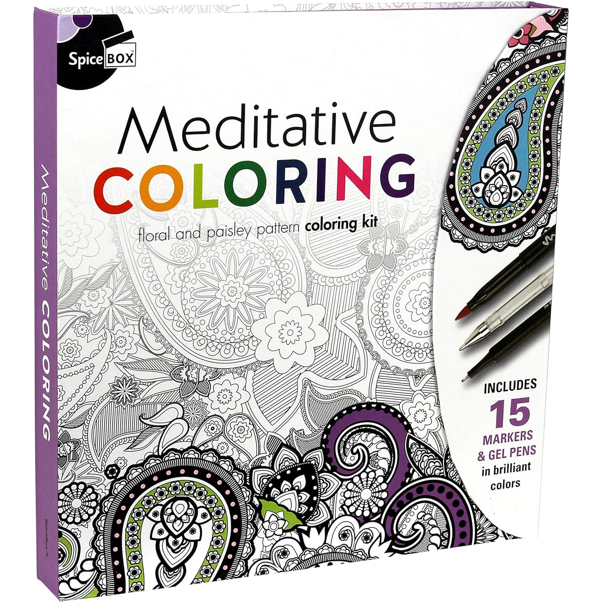 Spice Box - 9781771323642 | Sketch Plus: Meditation Coloring