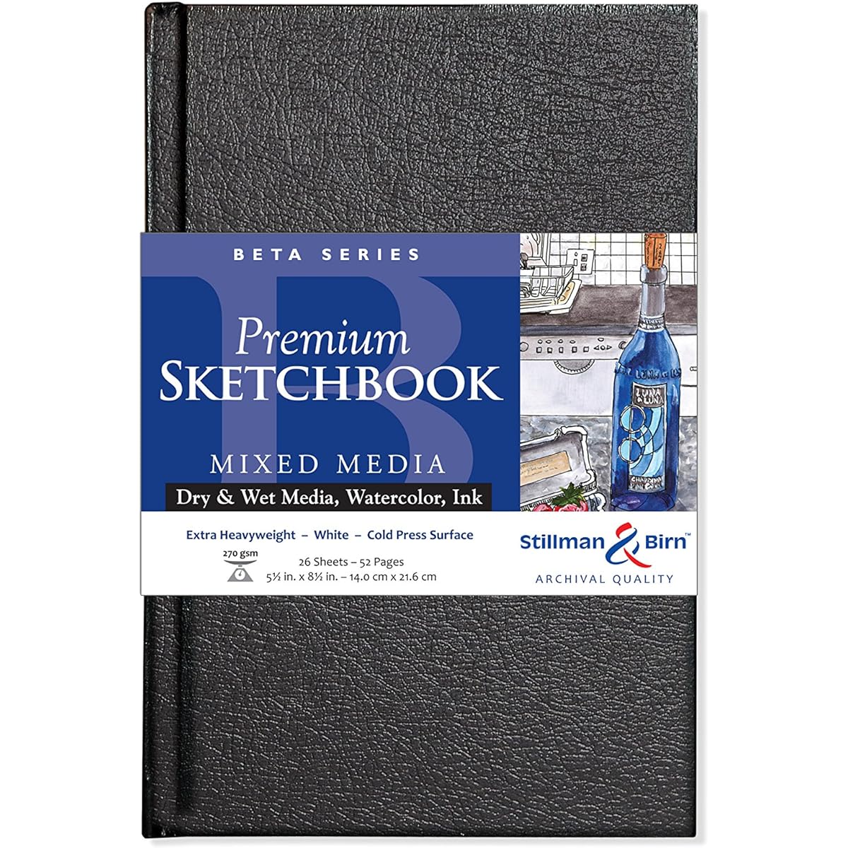 Beta Hardbound Sketchbook 5.5X8.5