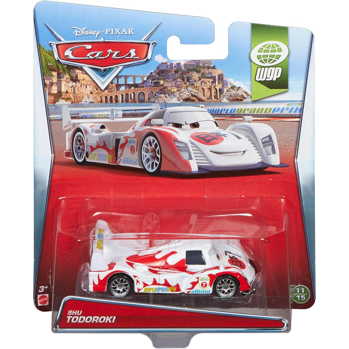 Mattel Disney-Pixar CARS World Grand Prix - 1:55 Scale SHU TODOROKI Mattel Disney "Cars" World Grand Prix 1/55 scale minicar " " Shu Todoroki
