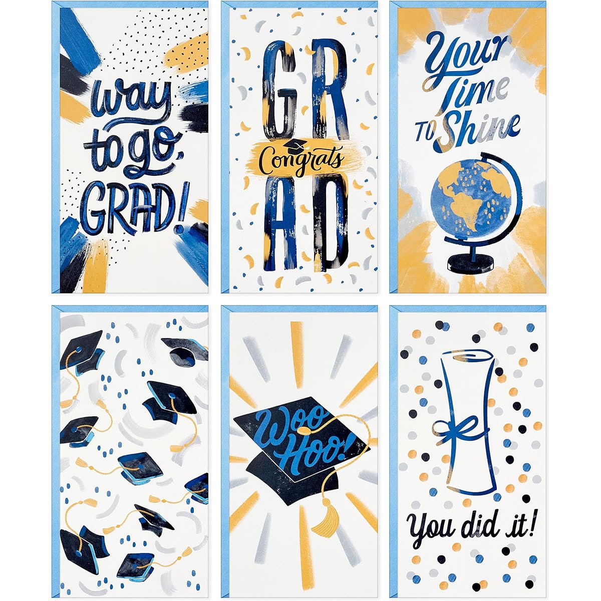 Hallmark Graduation Money Holder Gift Card Holder with Envelopes You Did It (36 Cards and Envelopes)