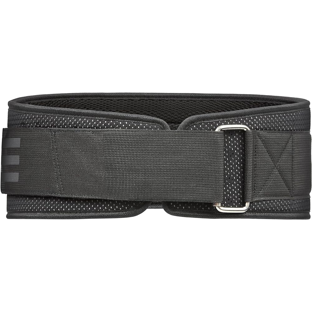 adidas Performance Weightlifting Belt 8mm Thick Velcro Type with Iron Zipper