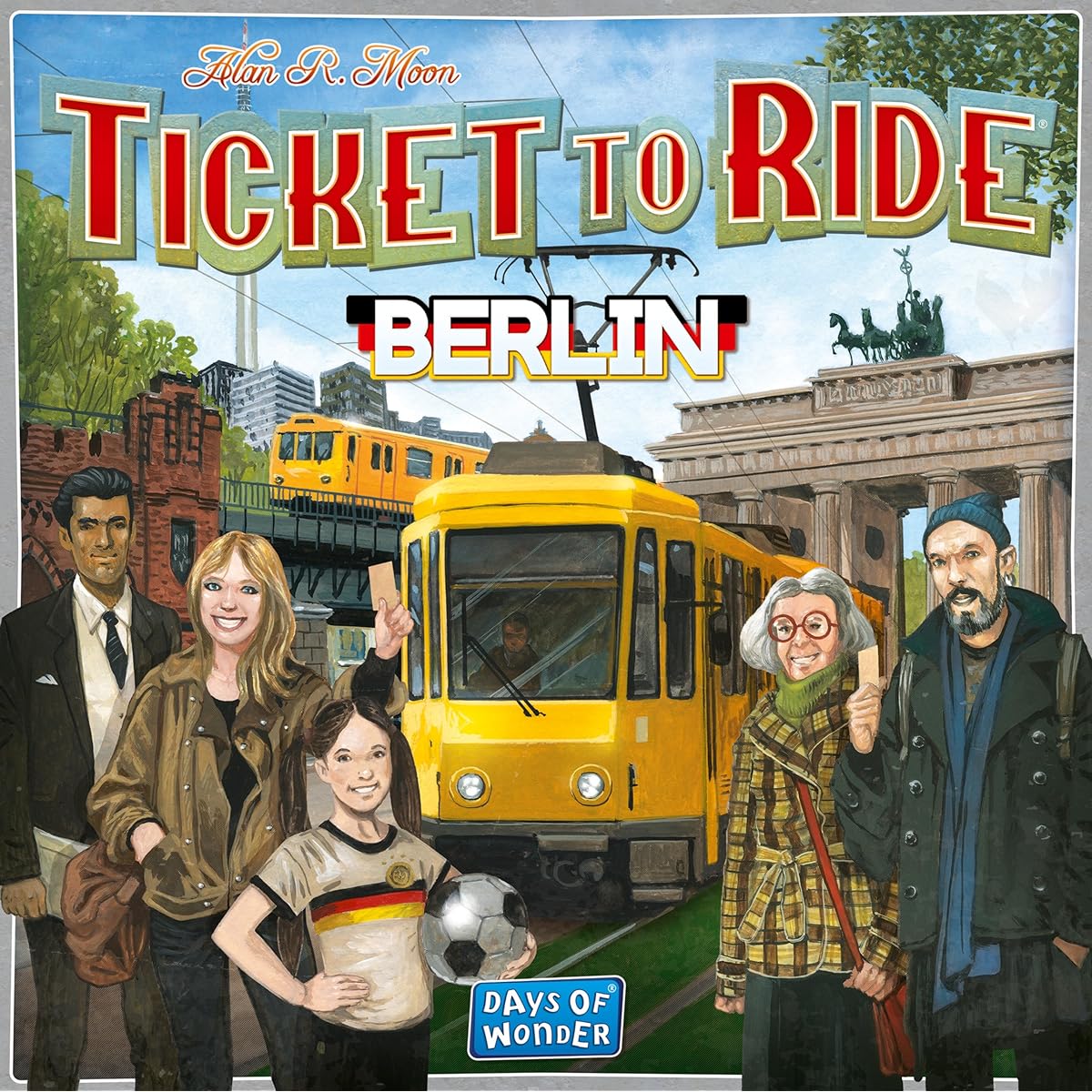 Days of Wonder Berlin Board Game - Train Route Building Strategy Game, Fun Family Game for Kids & Adults, Ages 8+, 2-4 Players, 10-15 Minute Playtime