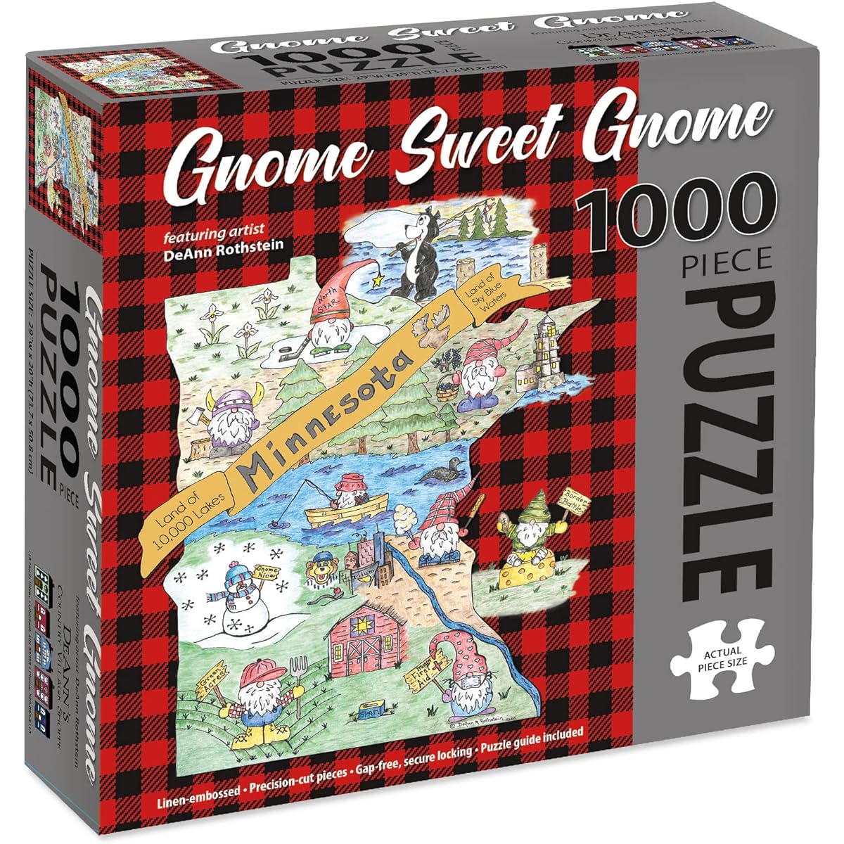 Turner Licensing Gnome Sweet Gnome Minnesota Puzzle 1000 Piece (8410506)